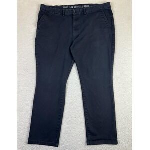 Foundry Temp Flex Chino Pants Mens 44x32 Black TruTemp365 REPREVE Comfort
